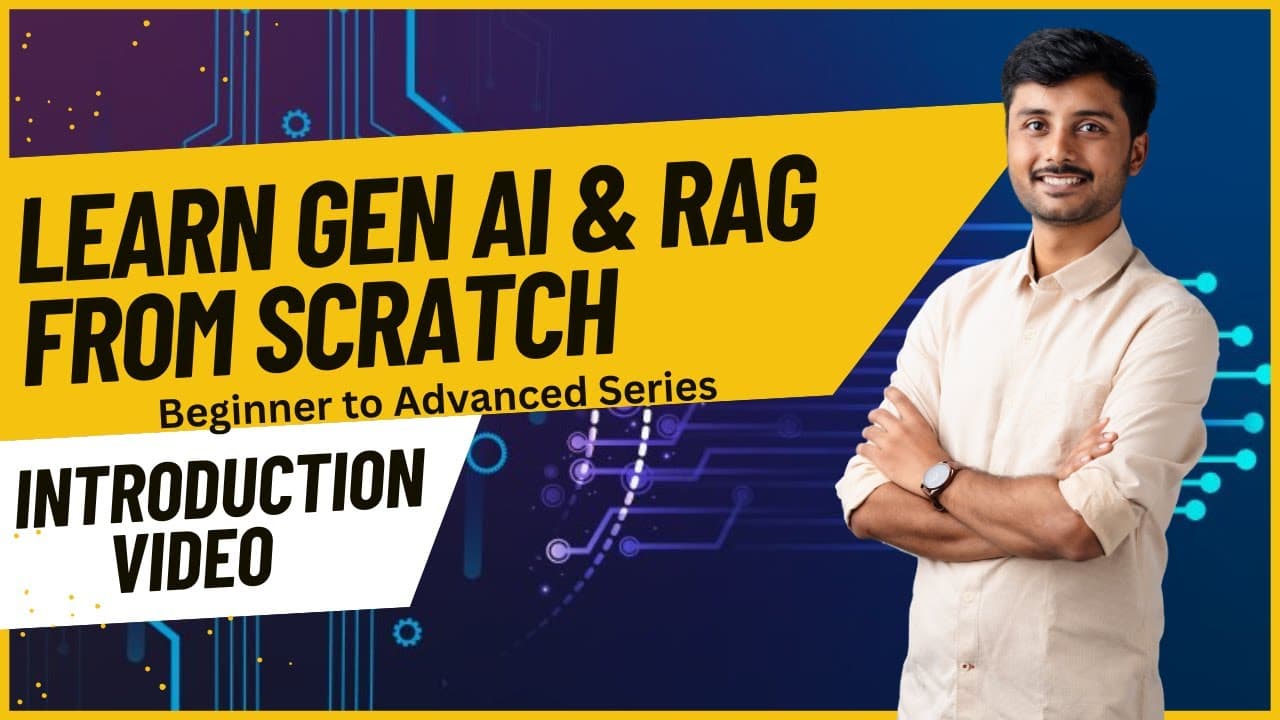 Full Generative AI Course with OpenAI, RAG, LangChain & Agents (Beginner to Expert) by Gen AI with GenZ thumbnail