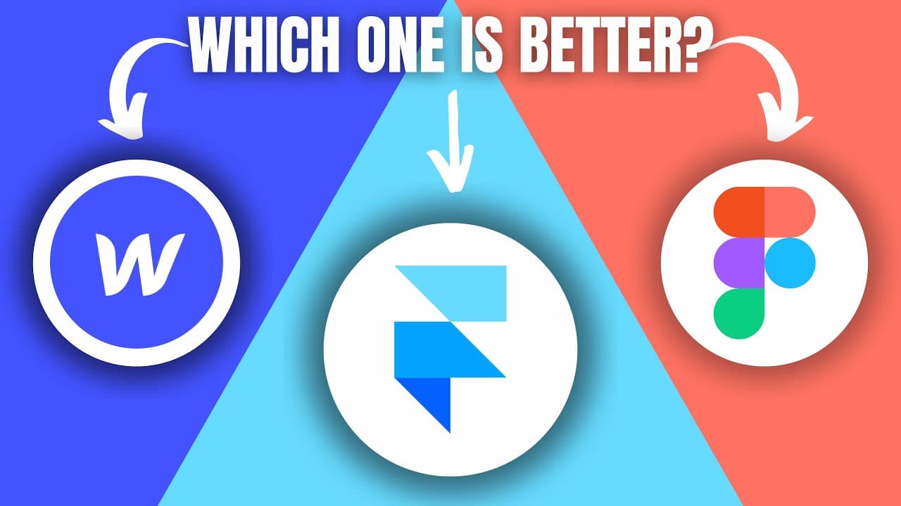 Webflow vs Framer vs Figma (2025) | Which is Better? by Dani's Tutorials thumbnail