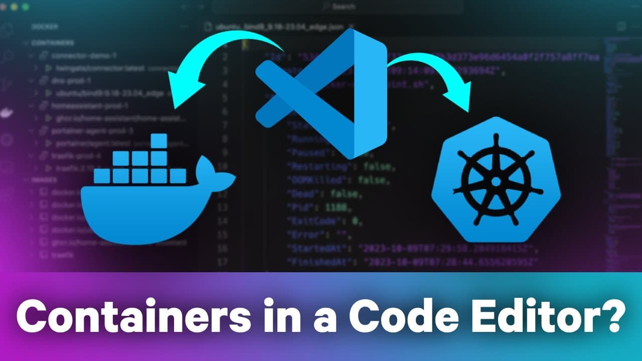 Manage Docker and Kubernetes in VSCode by Christian Lempa thumbnail