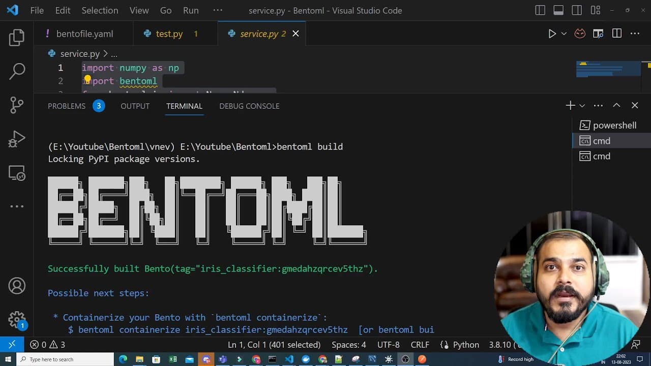 BentoML Tutorial: Build Production Grade AI Applications by Krish Naik thumbnail