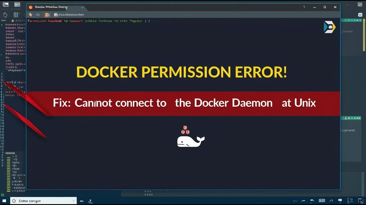 Fix "Permission Denied While Trying to Connect to the Docker Daemon Socket at Unix" – Easy Fix! by Tech Talk thumbnail